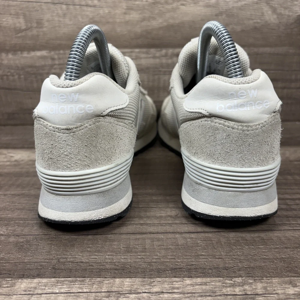 New Balance 515 Suede Gray White Womens US Size 7.5 EUR 38 WL515WHT Sneakers